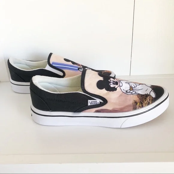 NWOB Collectors Vans Star Wars Slip-Ons sz 8.5 - Picture 3 of 7